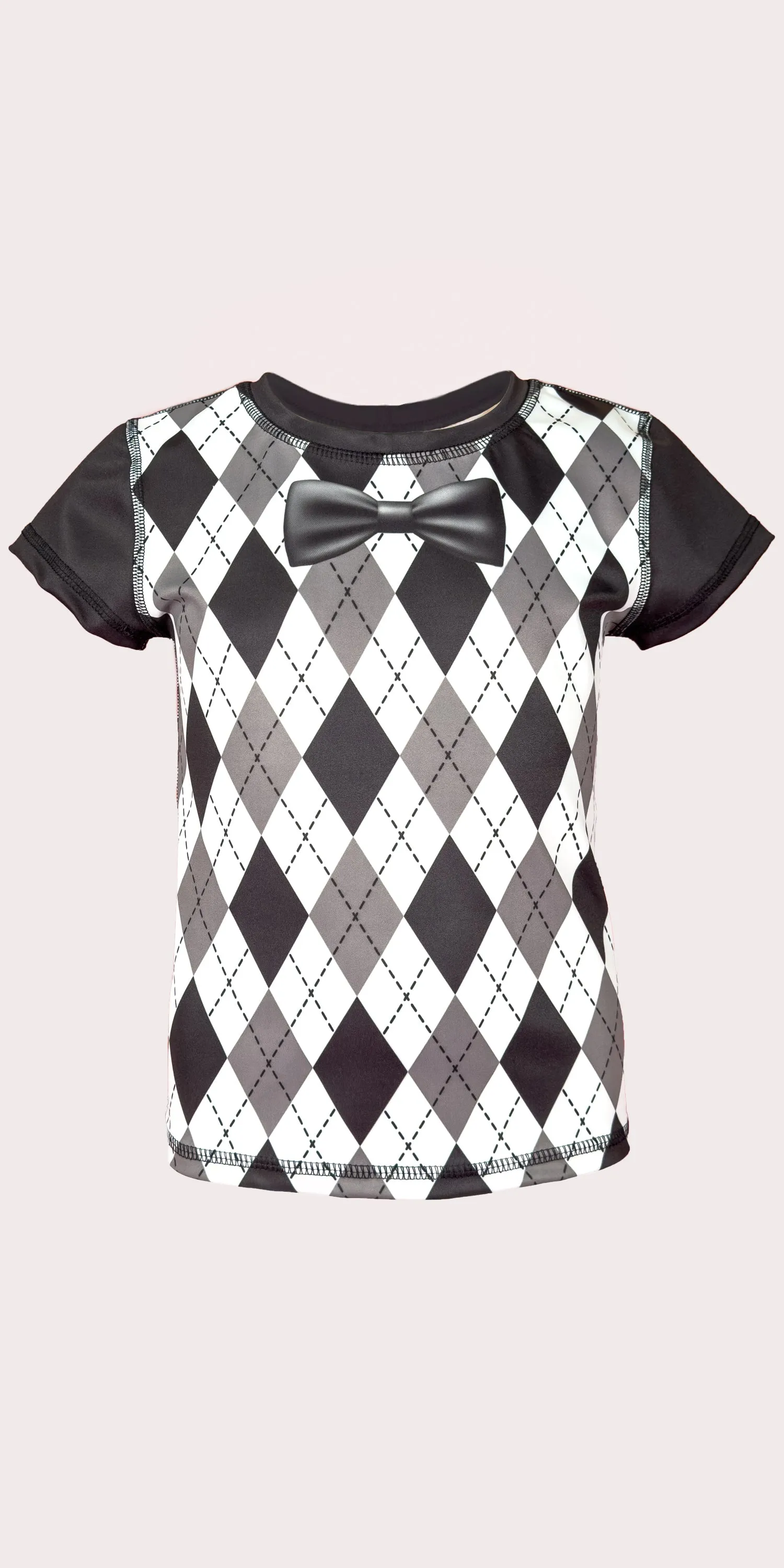 100 Days of School - Argyle - Kids Short Sleeve Top (Boys)