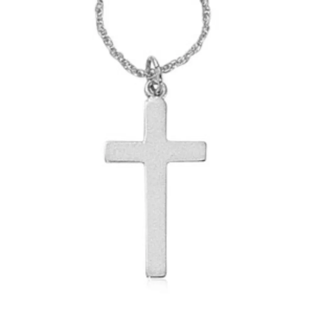 14k Gold Cross Pendant Necklace