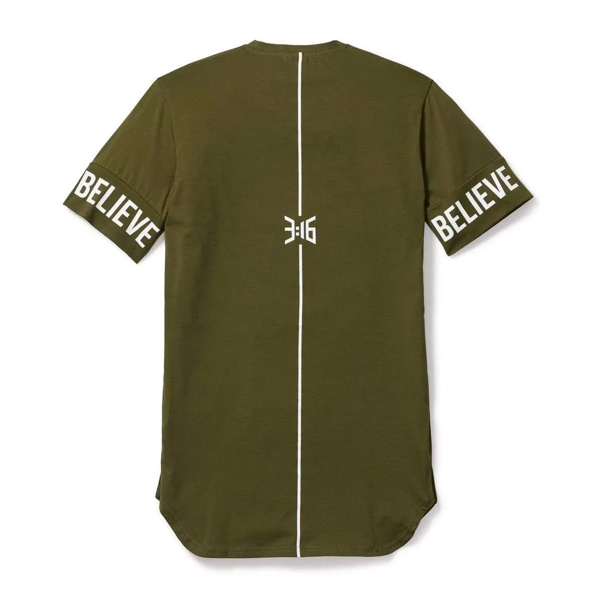 3:16 - Believe Sleeve Tee - Olive