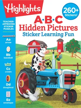 Abc Hidden Pictures Sticker Learning Fun