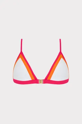 Amalfi Color Block Bikini Top