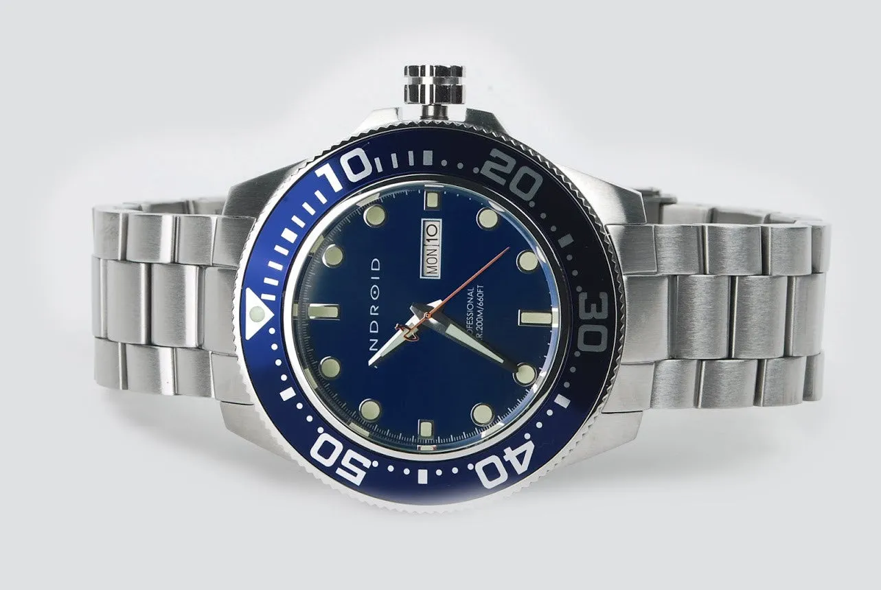 ANDROID Divemaster 200 50mm Automatic AD813BBU