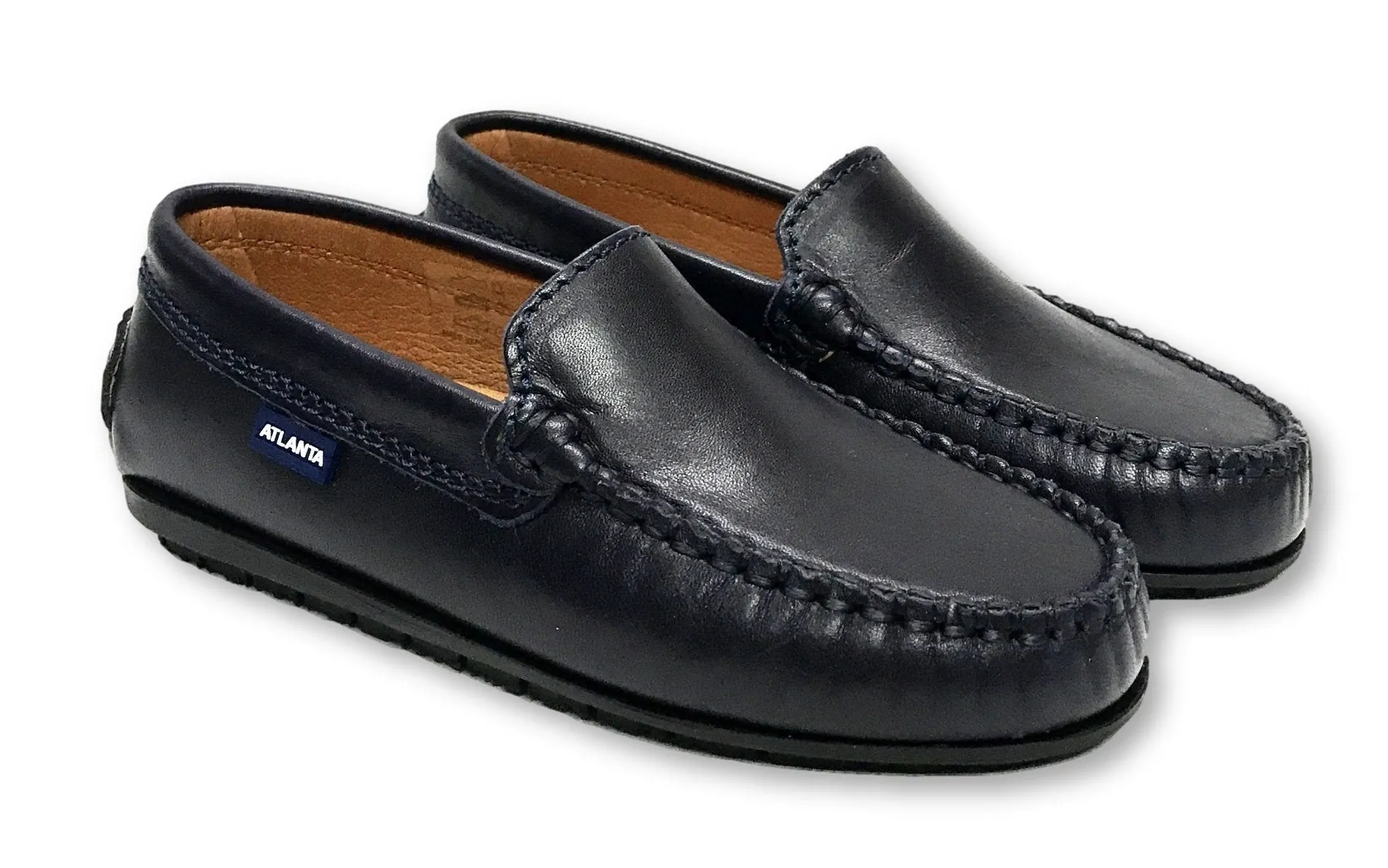 Atlanta Mocassin Navy Blue Loafer