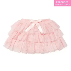Ballet Bow Tiered Tutu - Kids Dress Up Skirt - Coquette