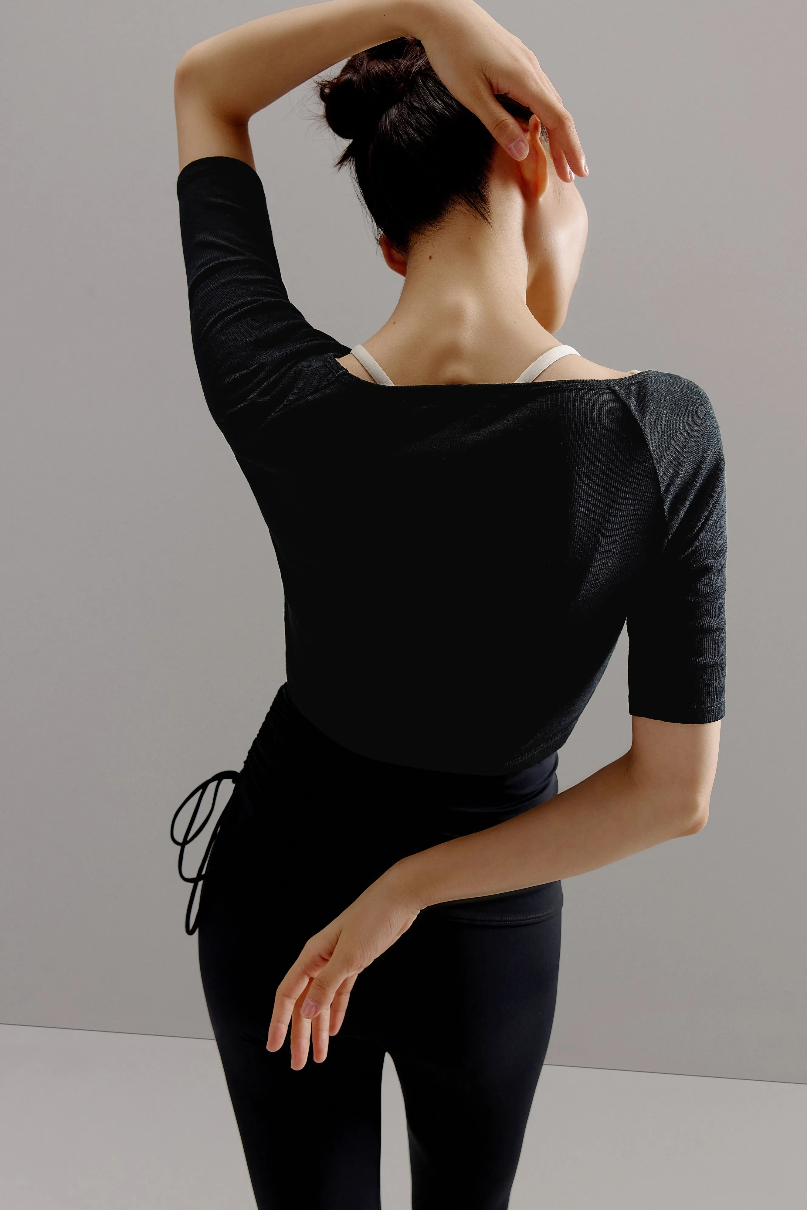 Ballet V-Neck Wool Tee