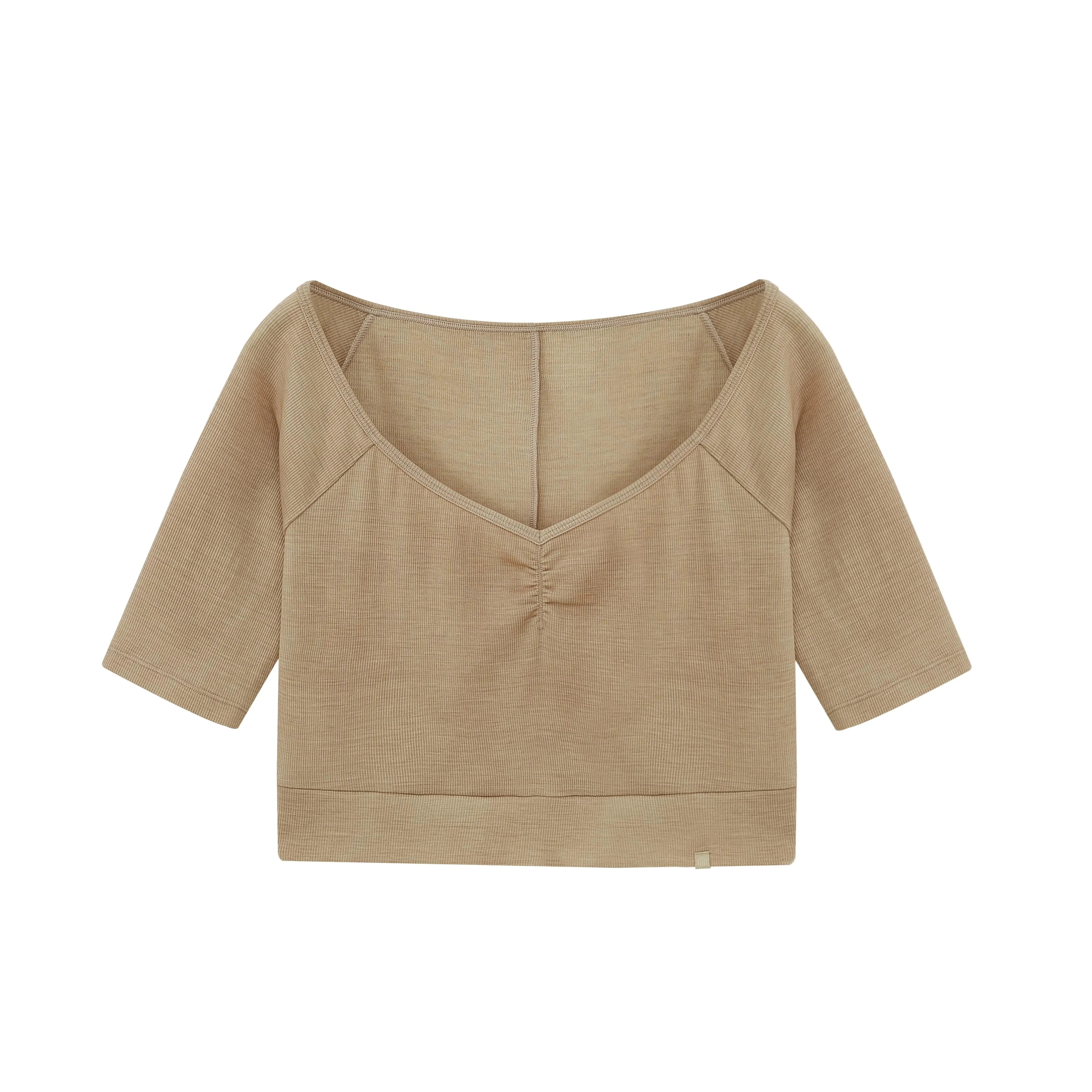 Ballet V-Neck Wool Tee