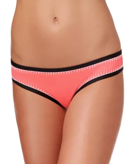 Bar III Women's Stitched Hipster Bikini Bottom, Sunset, M