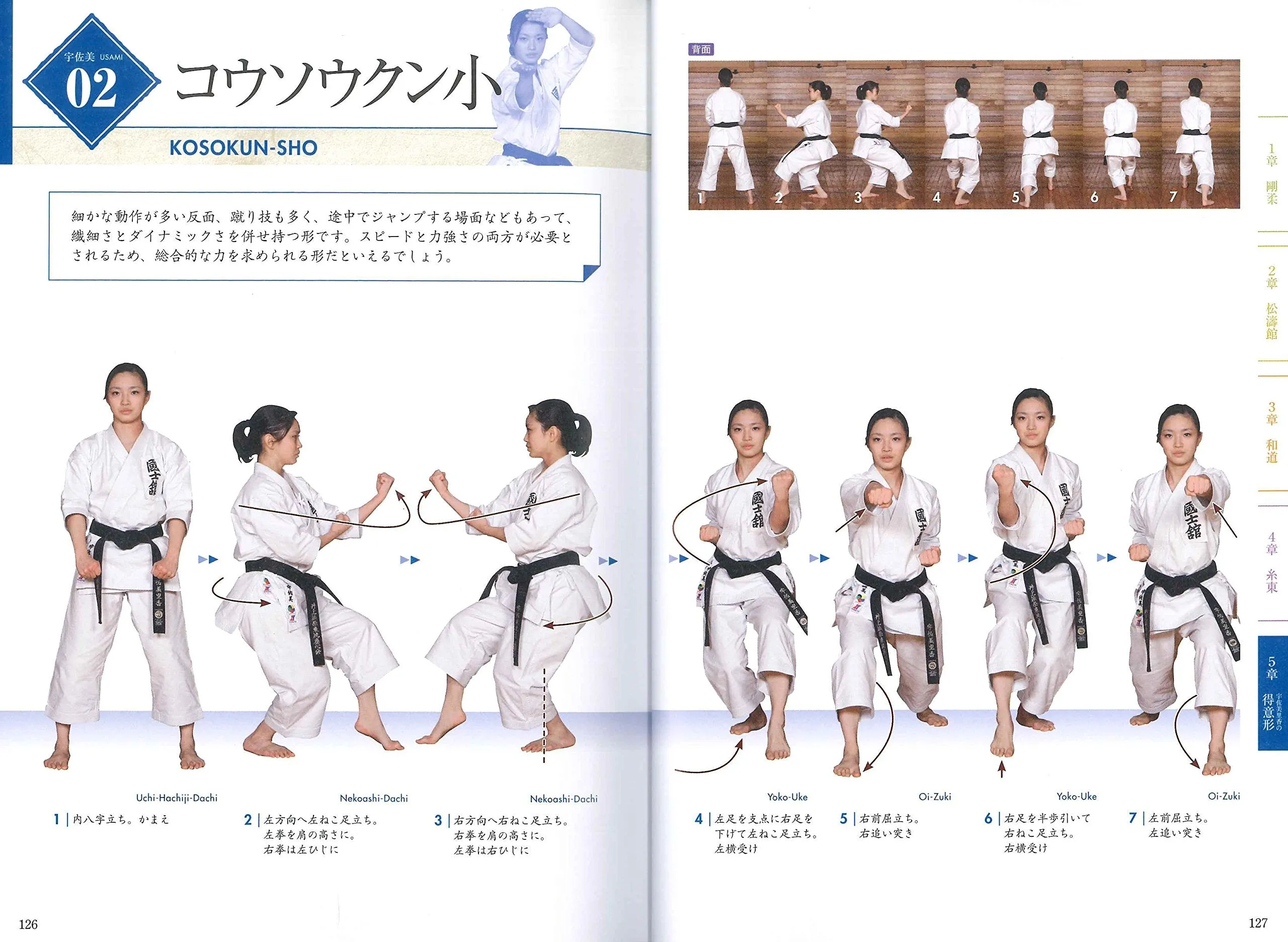 Basic Kata of 4 Major Schools of Karate Book & DVD by Rika Usami
