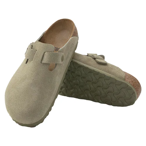 Birkenstock Men's Clogs - Boston - Khaki