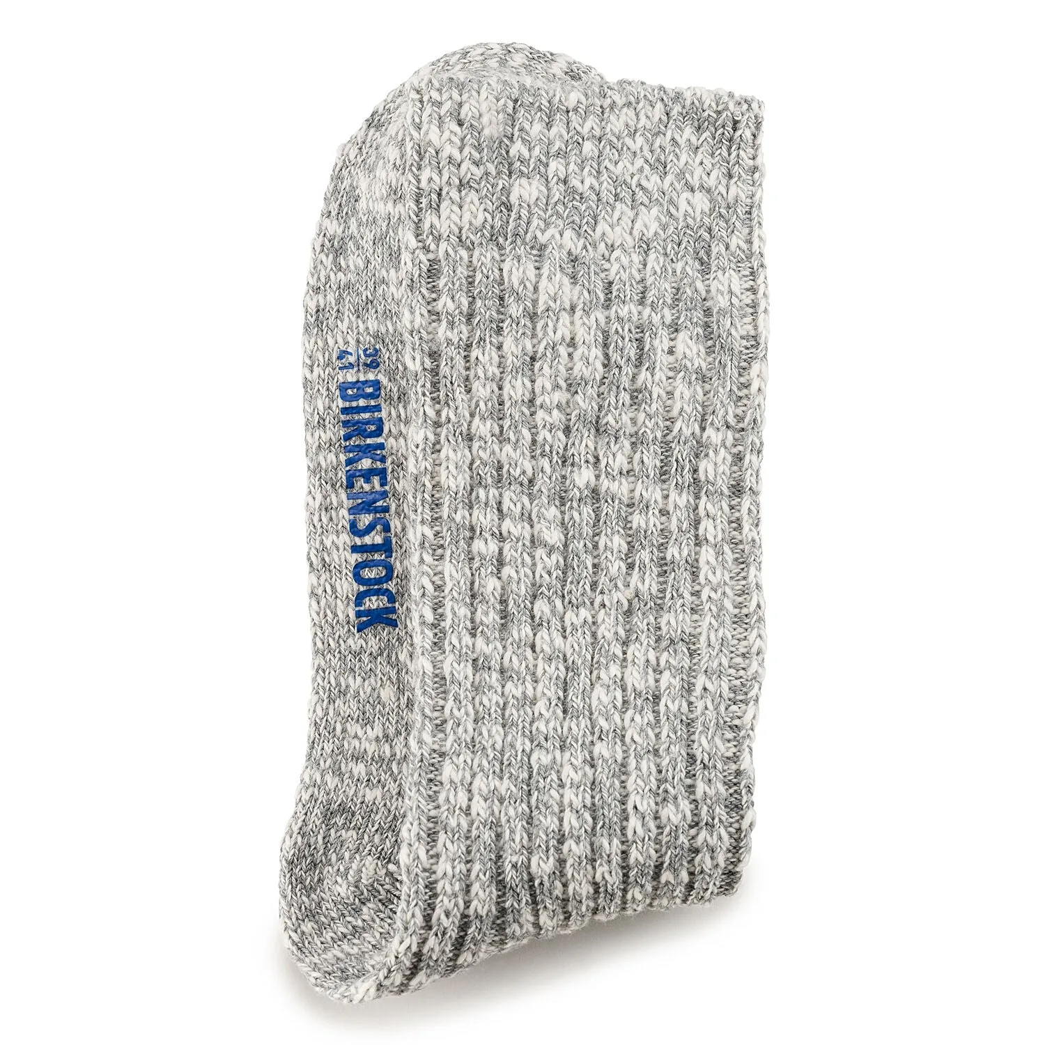BIRKENSTOCK MENS COTTON SLUB SOCK GREY