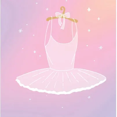 Birthday Card - Pink with Dress