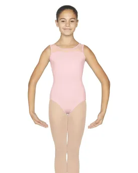 Bloch Flock Mesh Back Tank Leotard - CL5565 Girls