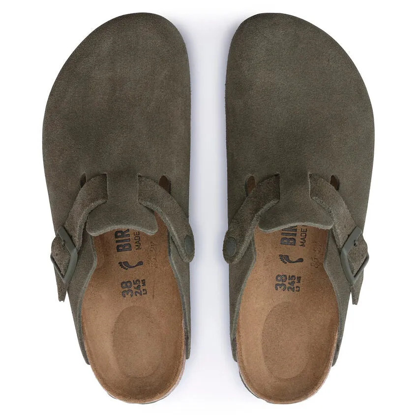 Boston Buckle Classic Footbed Mule in Thyme