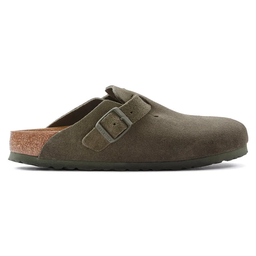 Boston Buckle Classic Footbed Mule in Thyme