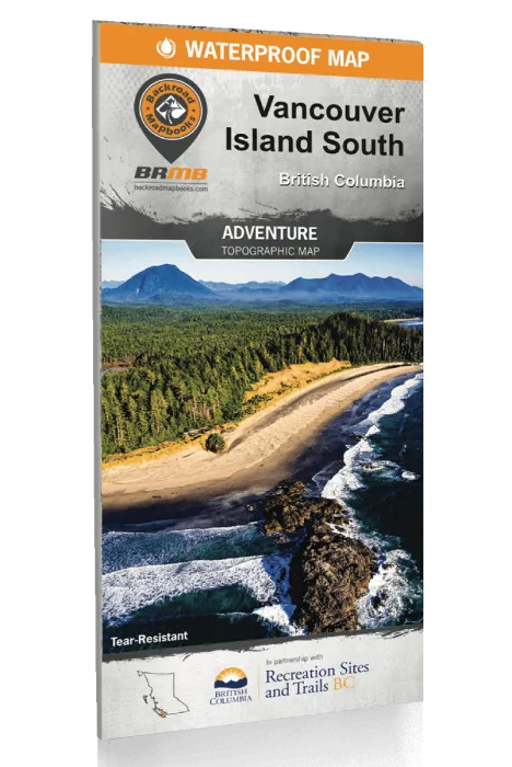 BRMB Vancouver Island South BC Waterproof Map