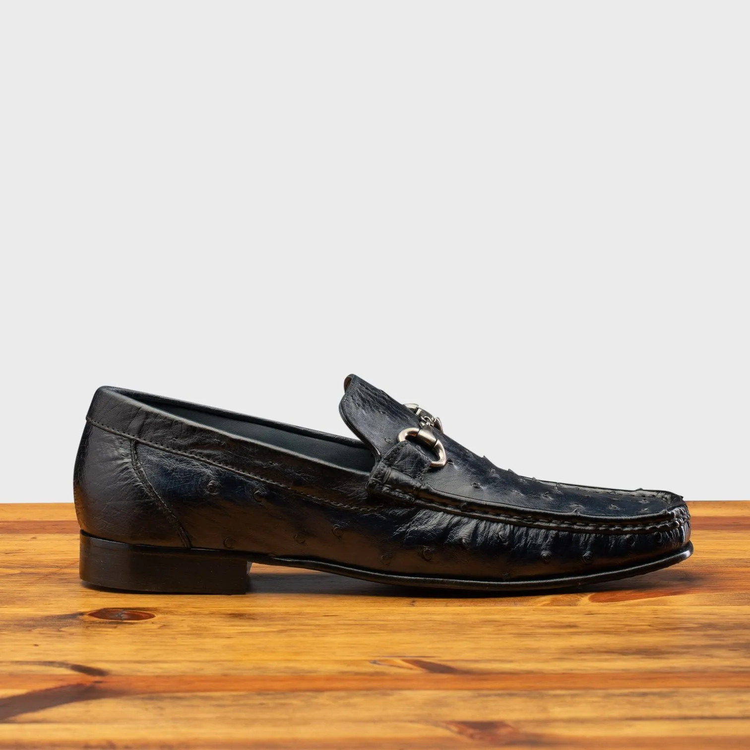 Calzoleria Toscana Ostrich Dress Slip-On  #3238-M
