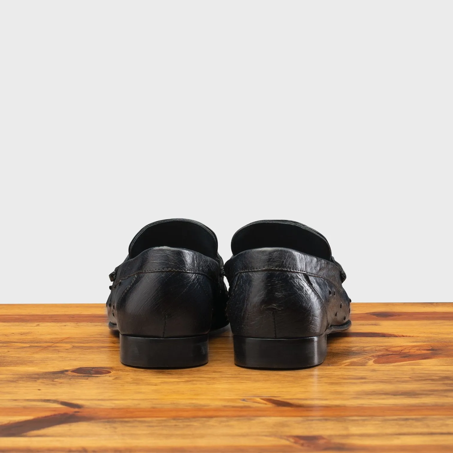 Calzoleria Toscana Ostrich Dress Slip-On  #3238-M