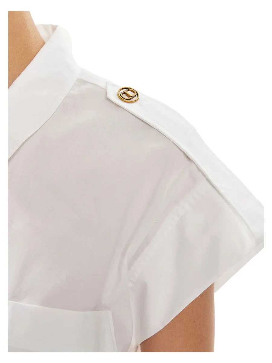 Camicia in cotone manica corta