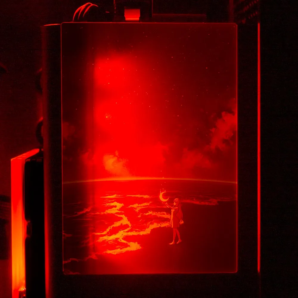 Catching the Moon RGB SSD Cover Vertical