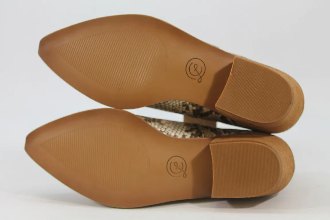 Chinese Laundry Fortune Women's Tan Snake Boots 6M(ZAP13083)