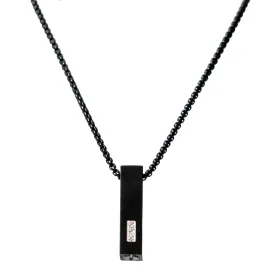 Chokore Embellished Rectangular Pendant with box chain