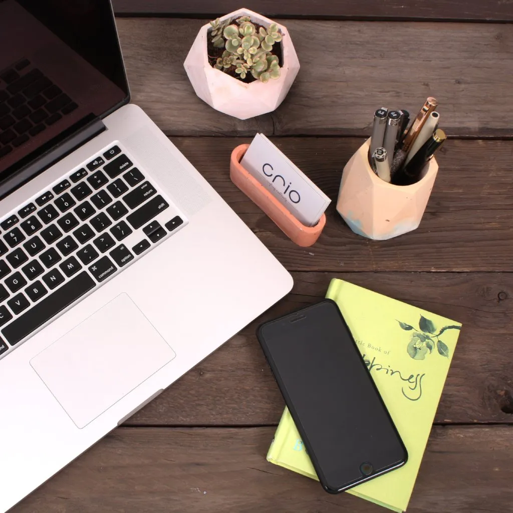 Concrete Card Holder