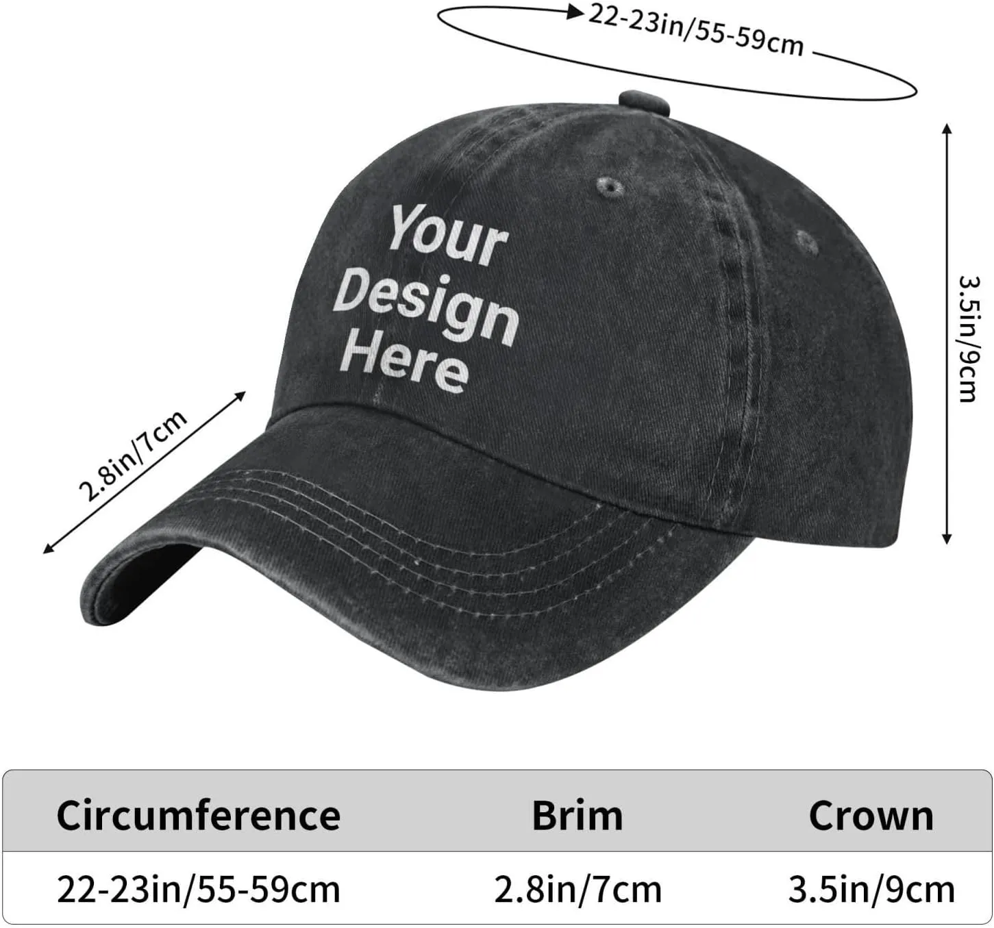 Custom Baseball Cap Bulk Custom Hat for Man Woman Design Your Custom Trucker Hats Add Text Logo Photo Personalized Cap