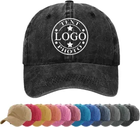 Custom Baseball Cap Bulk Custom Hat for Man Woman Design Your Custom Trucker Hats Add Text Logo Photo Personalized Cap