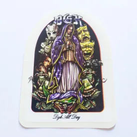 DGK / Dirty Ghetto Kids "My Krazy Life" Skateboard Sticker - 11.5 cm x 8 cm approx