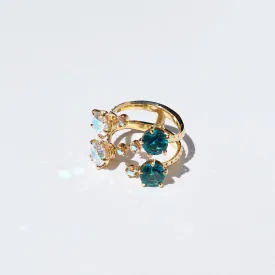 Domino Ring [Ariel/Unicorn gems]