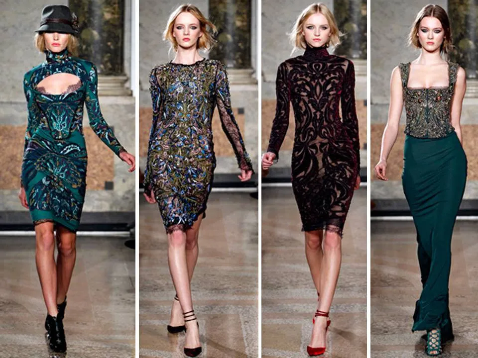 Emilio Pucci - Brand New Long Sleeve Beaded Embellished Burgundy   Black Velvet Dress NWT - IT 42