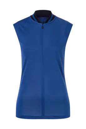 Eva Sleeveless Half Zip Polo Golf Shirt