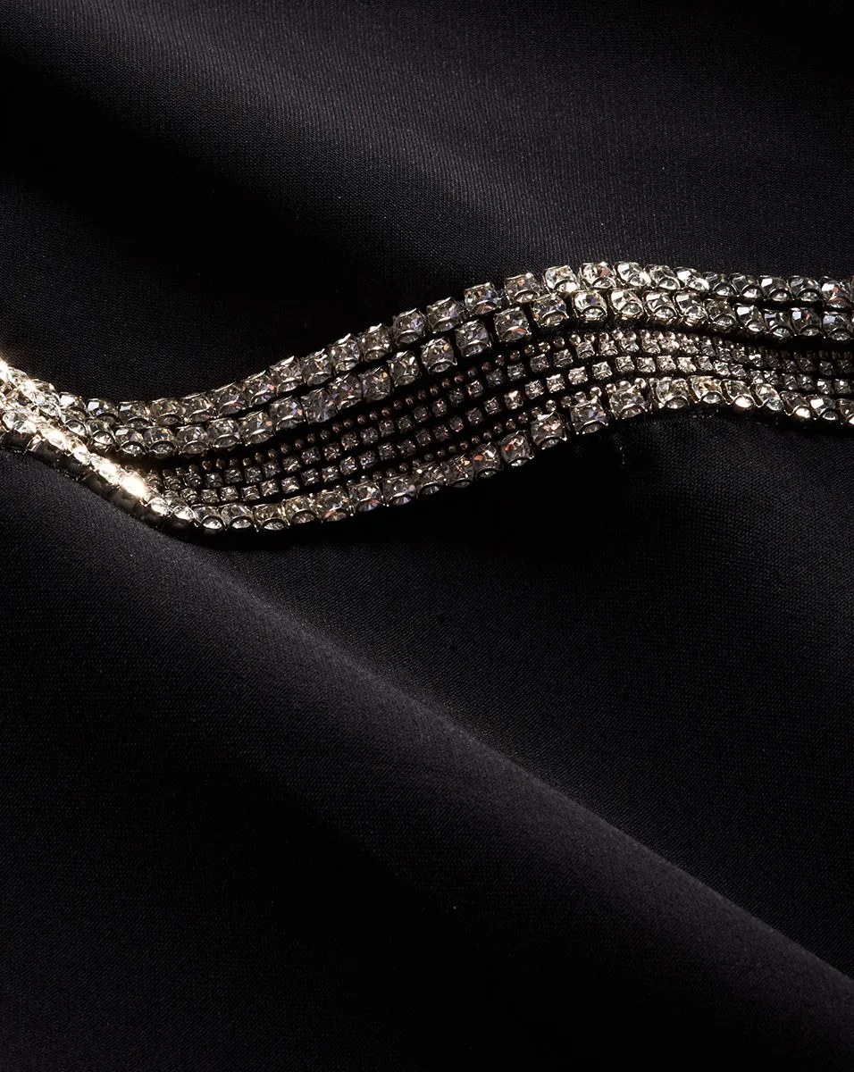 Flores Bead-Trim Dress