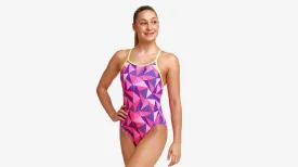 Girl's Diamond Back One Piece | Little Pinky