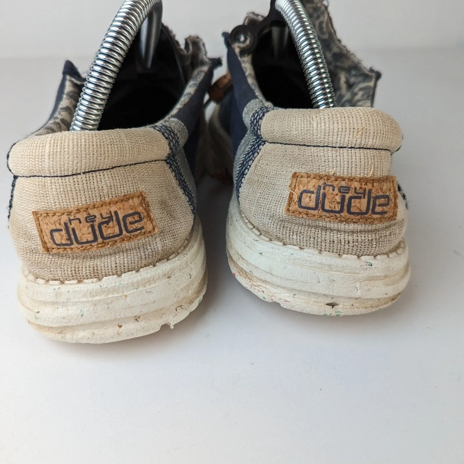 Hey Dude Wally Linen Casual Shoes 10