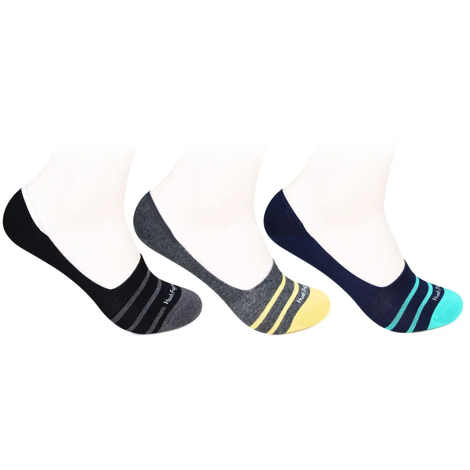 Hush Puppies Men's Multicolored Loafer Socks