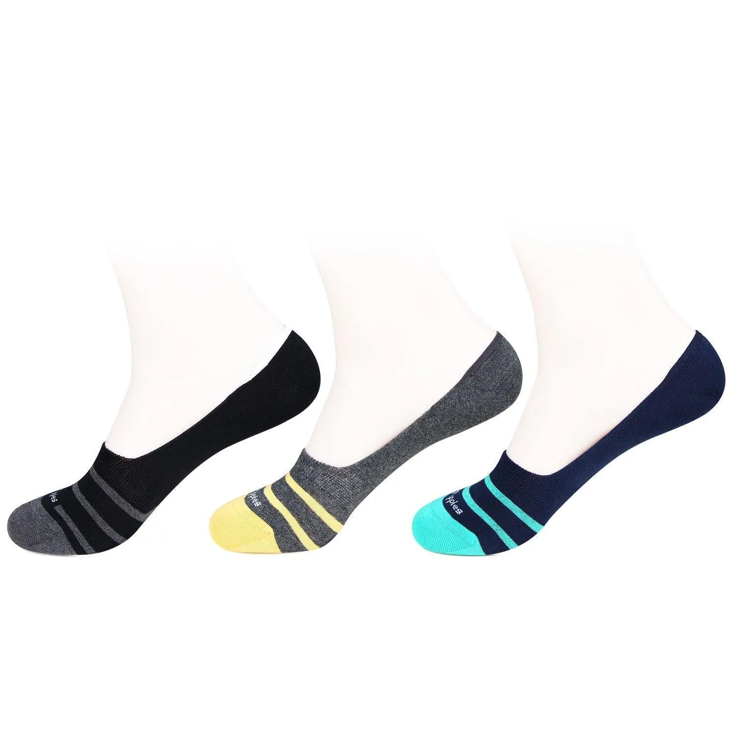 Hush Puppies Men's Multicolored Loafer Socks