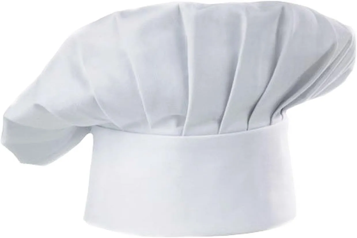 Hyzrz Set of 3 Pack Adult Chef Hat Adult Adjustable Elastic Baker Kitchen Cooking Chef Cap 3 Pieces