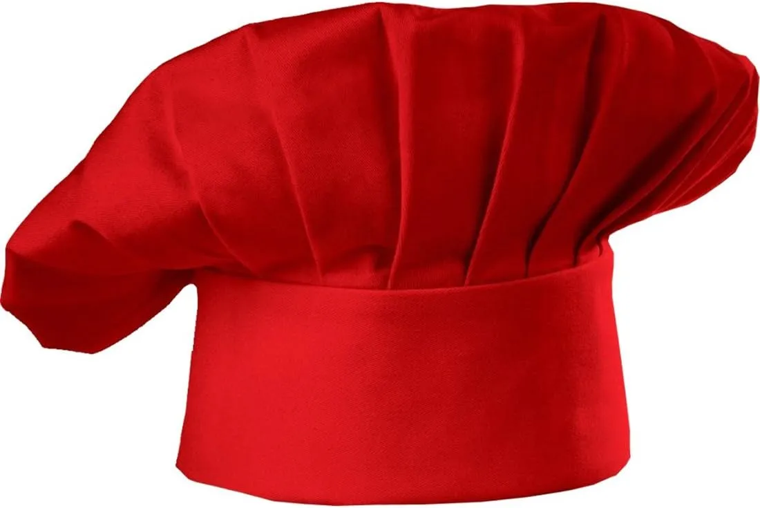 Hyzrz Set of 3 Pack Adult Chef Hat Adult Adjustable Elastic Baker Kitchen Cooking Chef Cap 3 Pieces