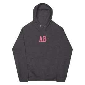Initialed 'Leopard Print' Raglan Hoodie