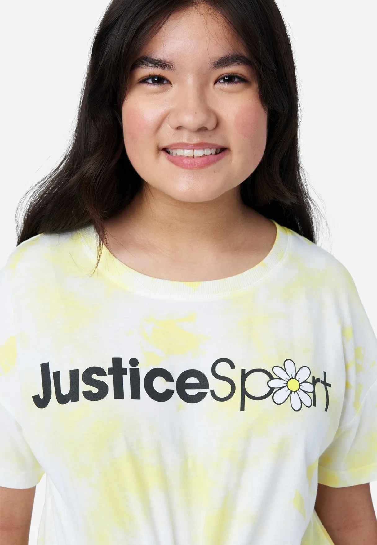 J Sport Knot Front Tee