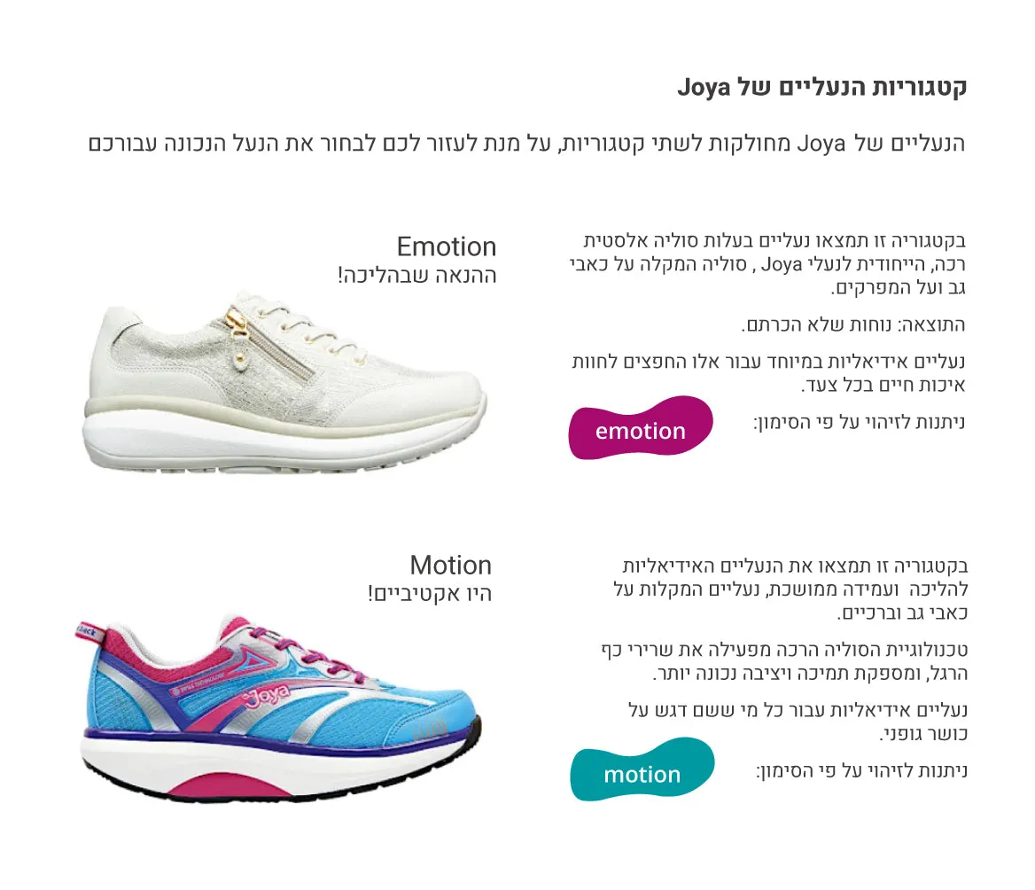 Joya נעל עור CANCUN צבע אפור לגברים