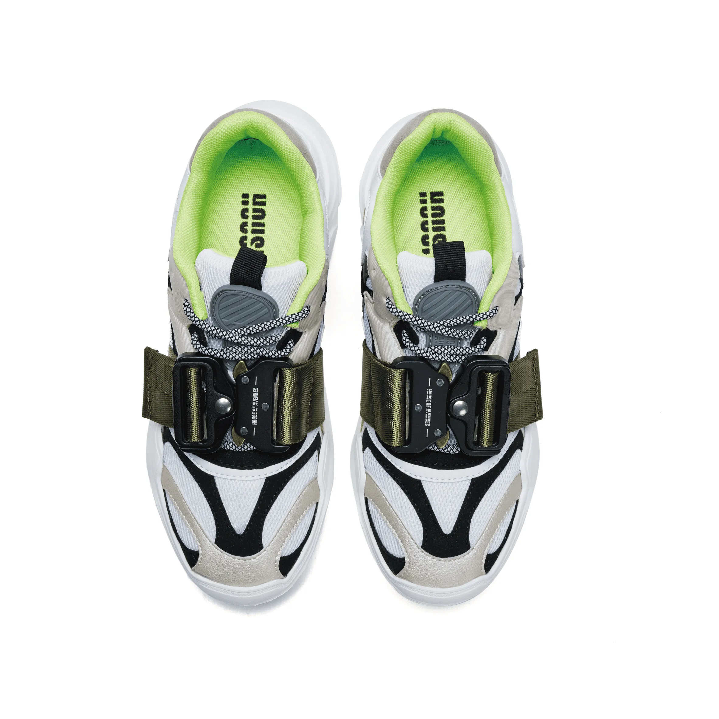 Ladies Buckle Chunky Sneaker 5216