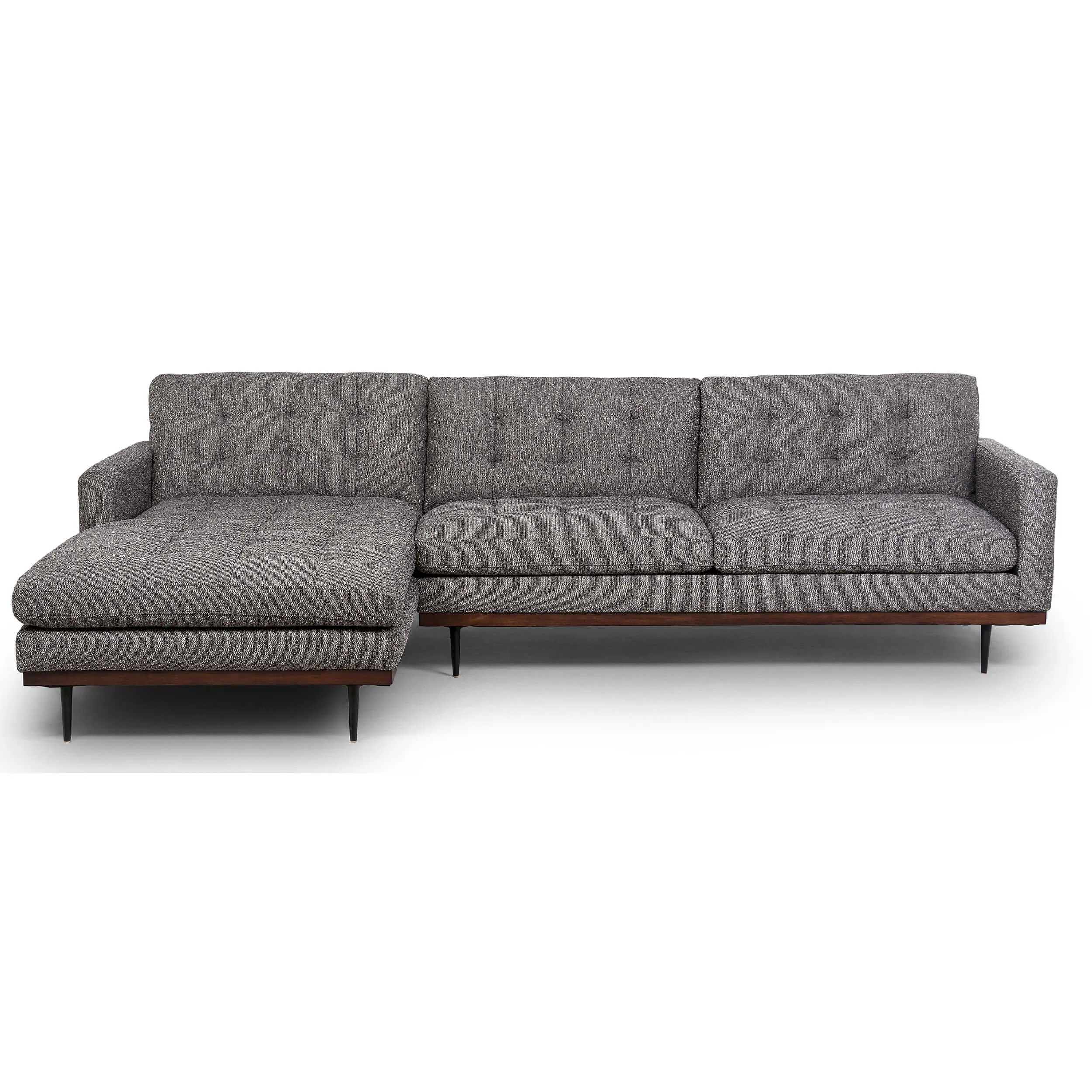 Lexi 2 Piece Sectional, Capri Ebony