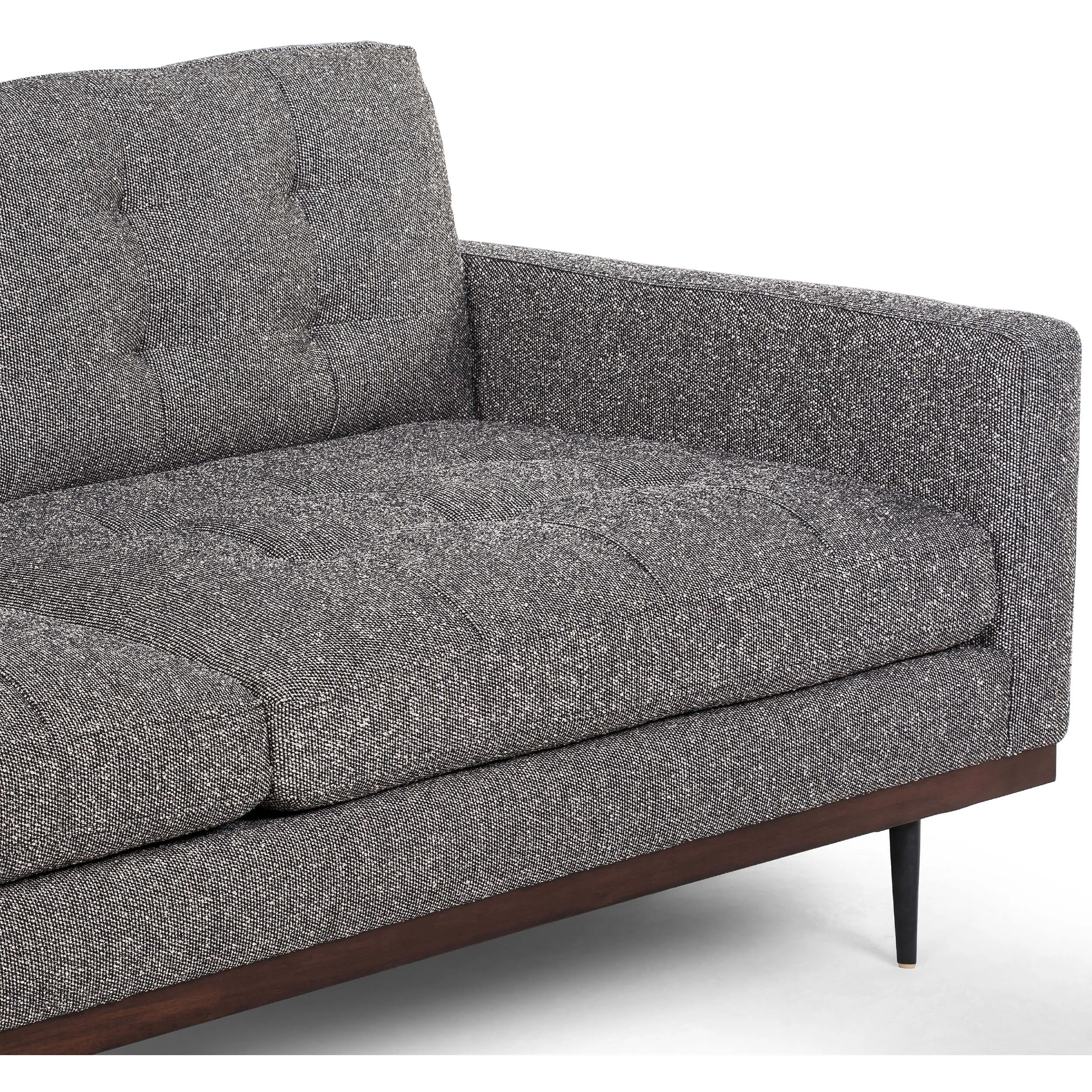 Lexi 2 Piece Sectional, Capri Ebony