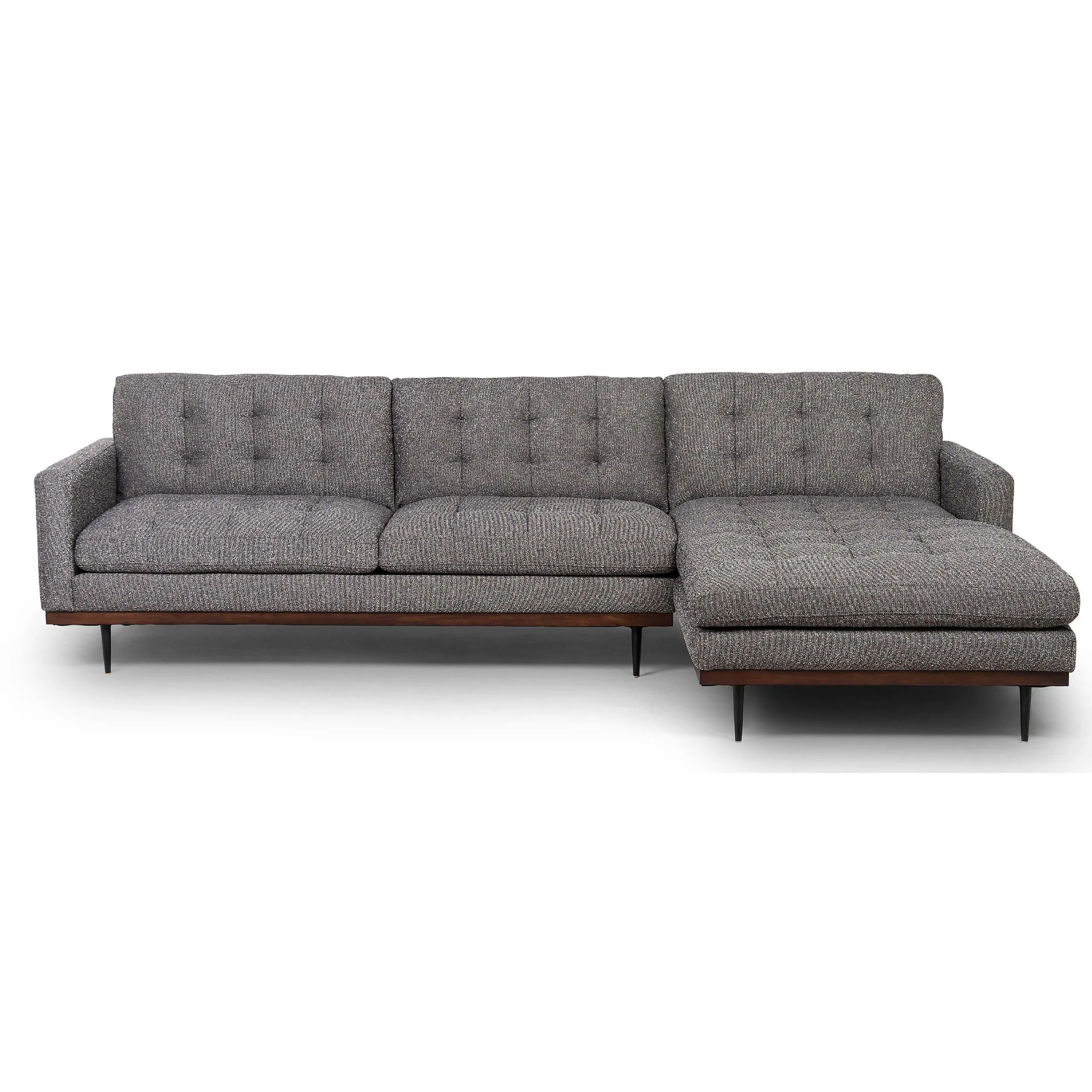 Lexi 2 Piece Sectional, Capri Ebony