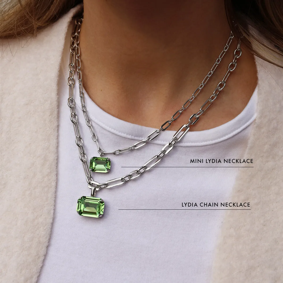 Lydia Chain Necklace / Golden Shadow