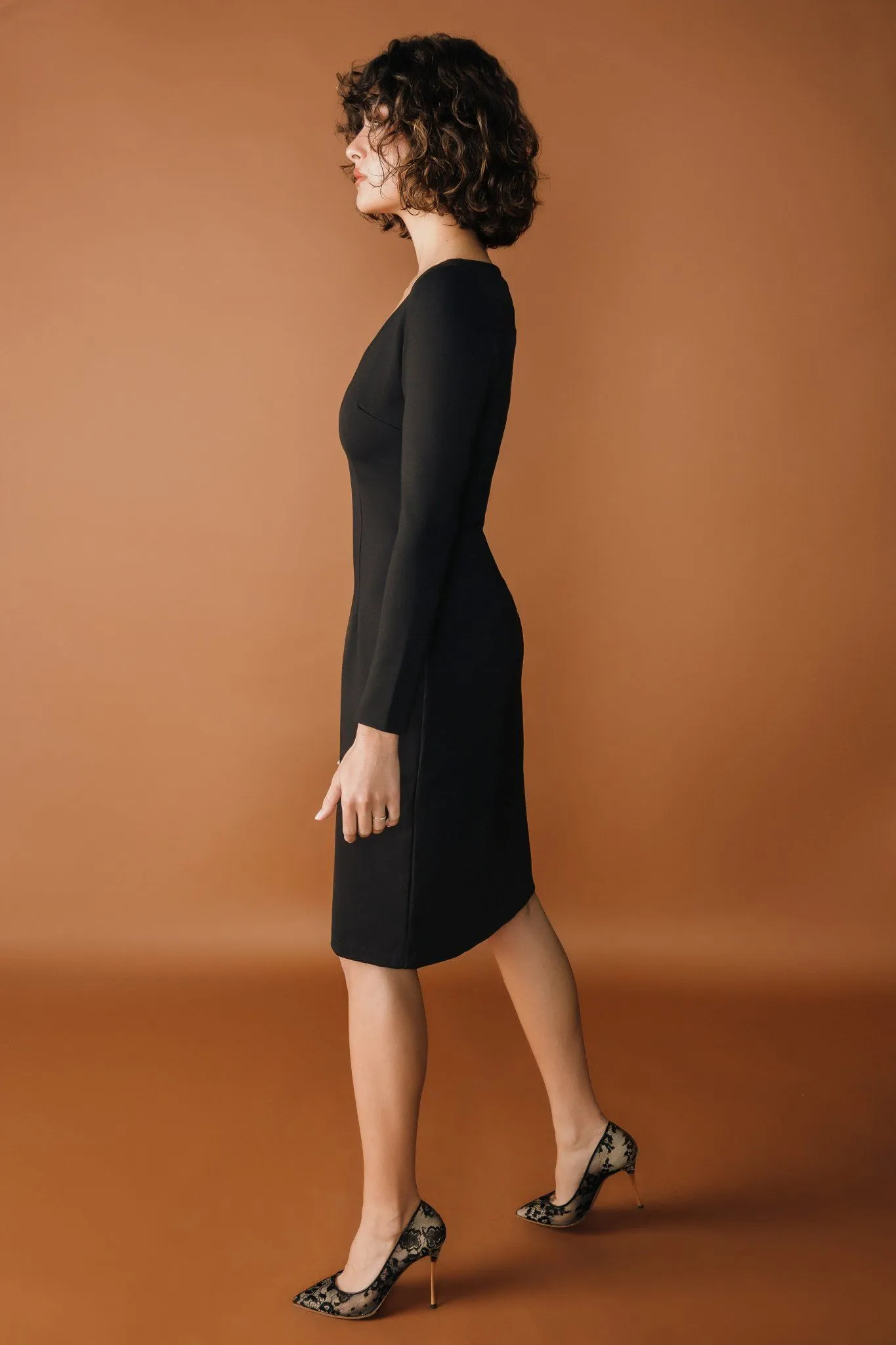 Maggie Ponte Knit Dress
