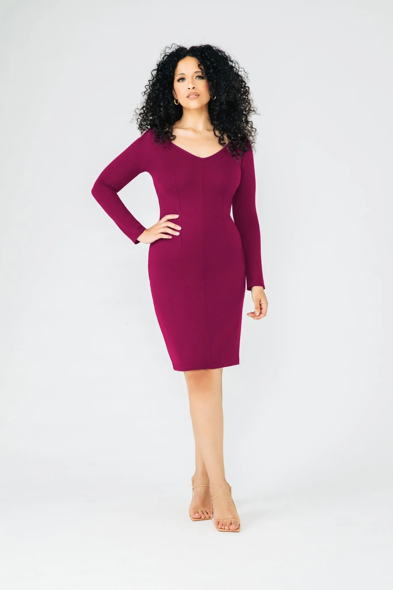 Maggie Ponte Knit Dress
