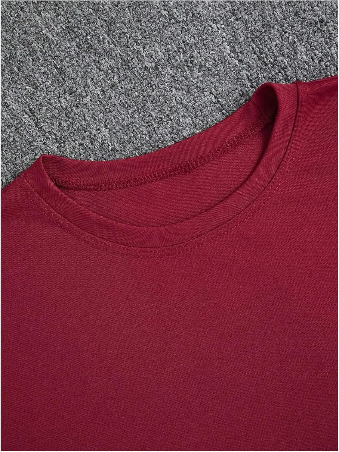 Men's 3 Pack Long Sleeve Shirts Letter Graphic Round Neck Casual T Shirt Top